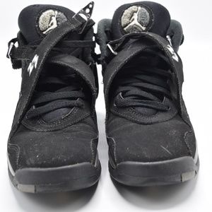 AIR JORDAN 8 RETRO CHROME 2015 BLACK SILVER GRAY